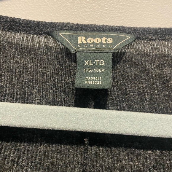 Roots mid length T shirt tunic, heather grey, softest fabric, women’s XL - Picture 4 of 6